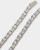 NXS Jesse Duo Stone Chain Iced White Gold