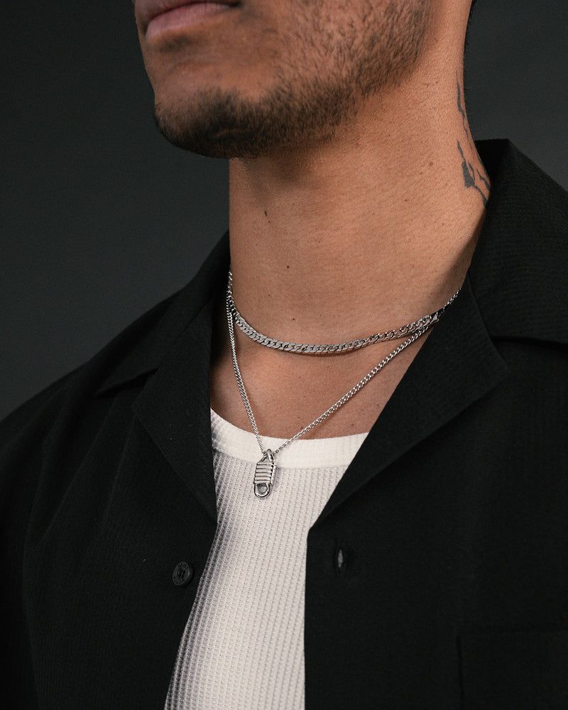 NXS Locked Out Necklace Stainless Steel