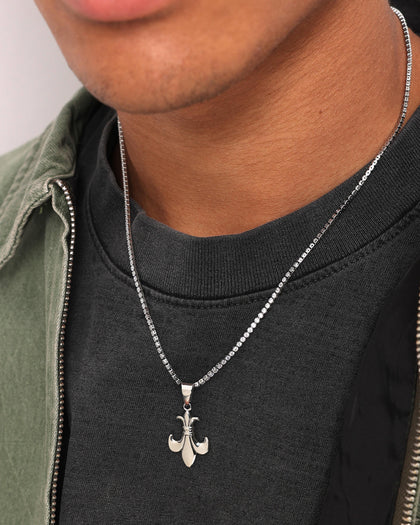 NXS Fleur Pendant Silver