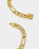 NXS Sharp Cut Figaro Chain Gold