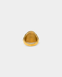 NXS Heirloom Cross Ring Gold