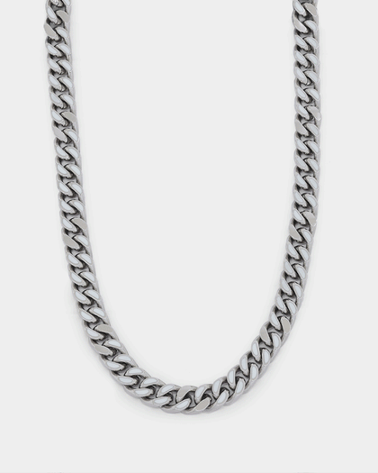 Guess Mainline X Culture Kings Glow In The Dark Necklace Silver/Glow