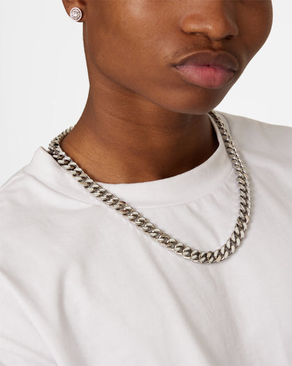 Guess Mainline X Culture Kings Glow In The Dark Necklace Silver/Glow