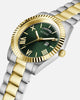 Guess Mainline Connoisseur Watch Silver/Gold/Green
