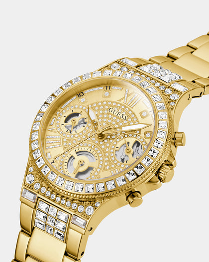 Guess Women's Moonlight Watch Gold