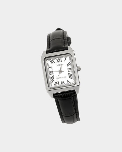 Casio Women's LTPV007L-7B1 Watch Black/Silver
