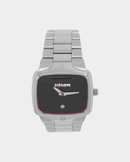 Nixon The Player Watch Silver/Red