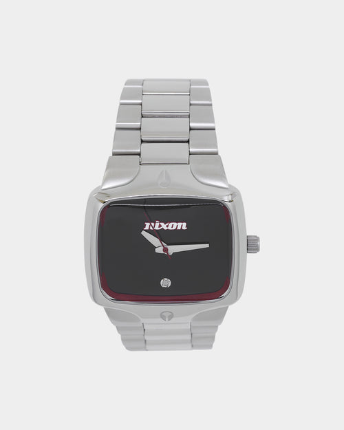 Nixon The Player Watch Silver/Red