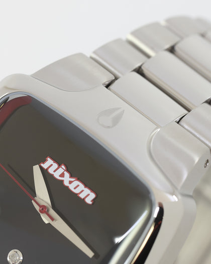 Nixon The Player Watch Silver/Red
