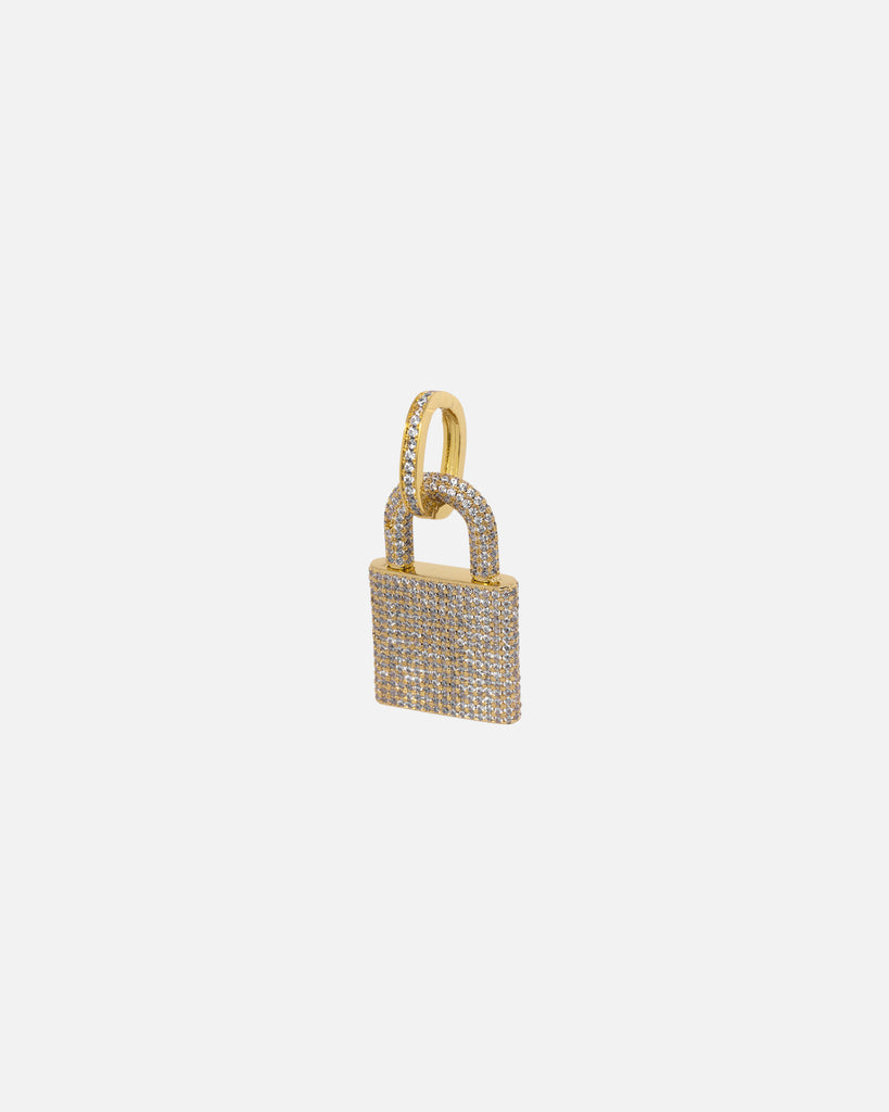 Iced padlock pendant Clearance