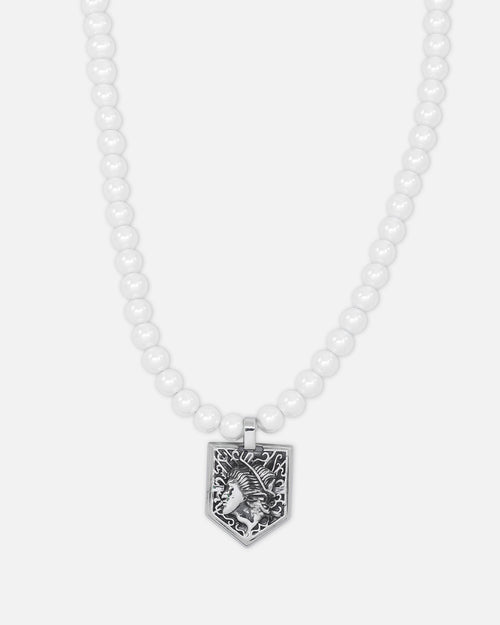 Loiter X Attack On Titan Wall Maria Pearl Chain Steel/Pearl