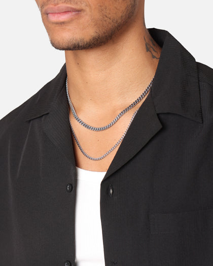 NXS Duo Cuban Set White Gold