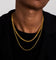 NXS Franco Rope Chain Set Gold