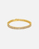 NXS Iced Baguette Bracelet Iced Gold