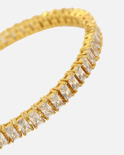 NXS Iced Baguette Bracelet Iced Gold