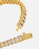 NXS Iced Baguette Bracelet Iced Gold