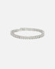NXS Iced Baguette Bracelet Iced White Gold