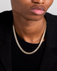 NXS Iced Baguette Chain Iced Gold