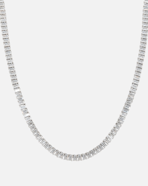 NXS Iced Baguette Chain Iced White Gold