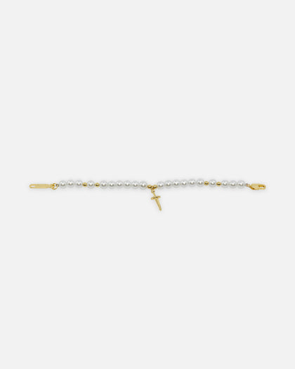 NXS Dagger Pearl Bracelet Pearl/Gold