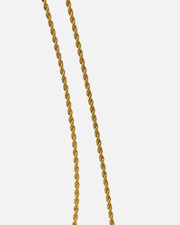 NXS Vintage Letter Necklace Gold