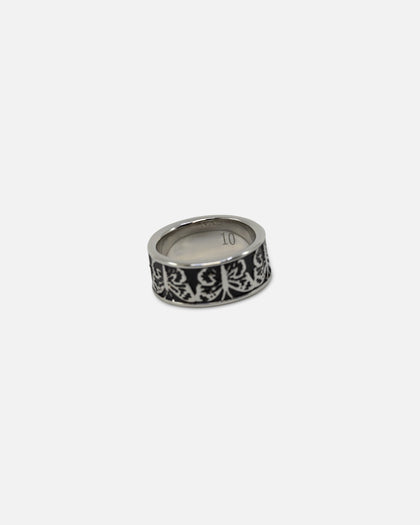 NXS Butterfly Band Ring Steel/Black