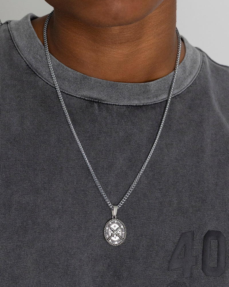 NXS The Guard Necklace White Gold