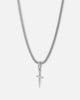 Saint Morta Dagger Pendant White Gold