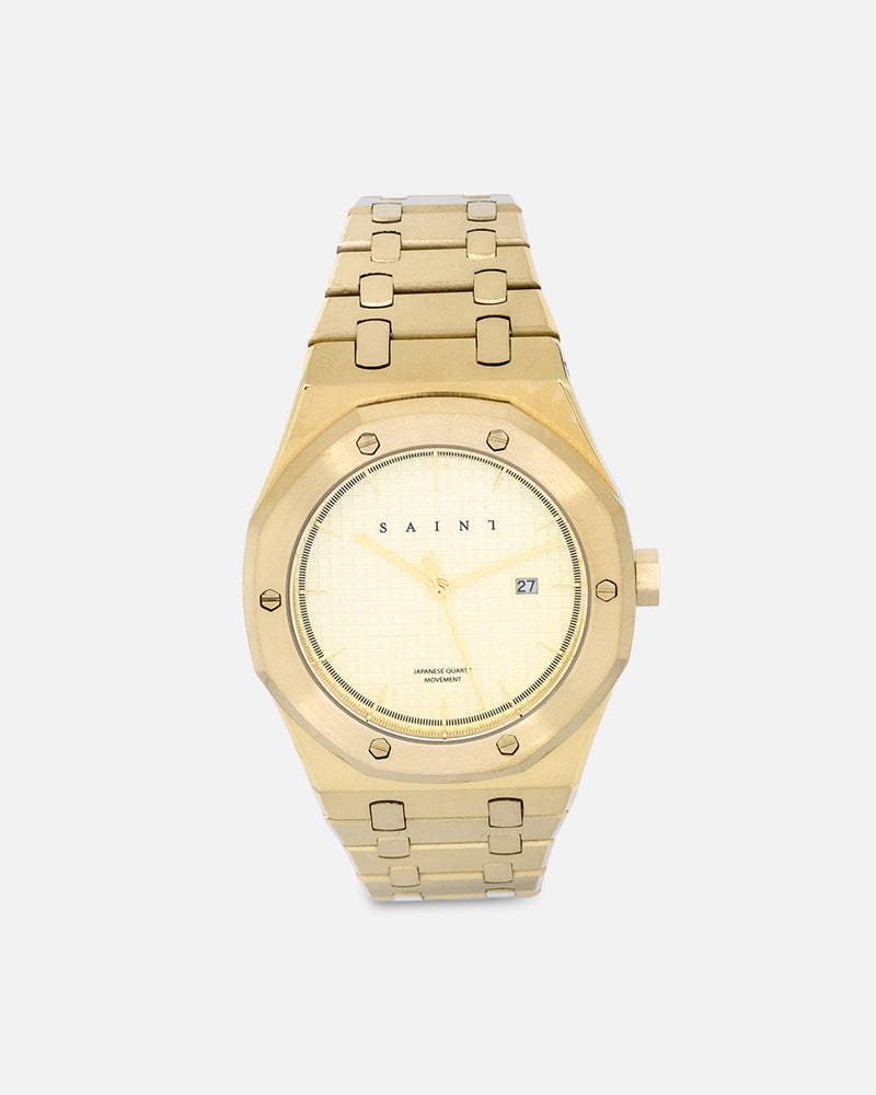 Buy Saint Morta Hex Premiere Watch Gold with crypto