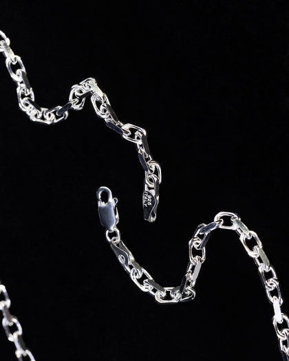 House Of Auric 3.5mm Straight Cut Cable Chain Silver