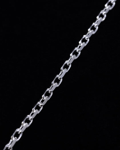 House Of Auric 3.5mm Straight Cut Cable Chain Silver