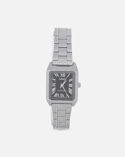 Casio Women's LTPV007D-1B Silver/Black
