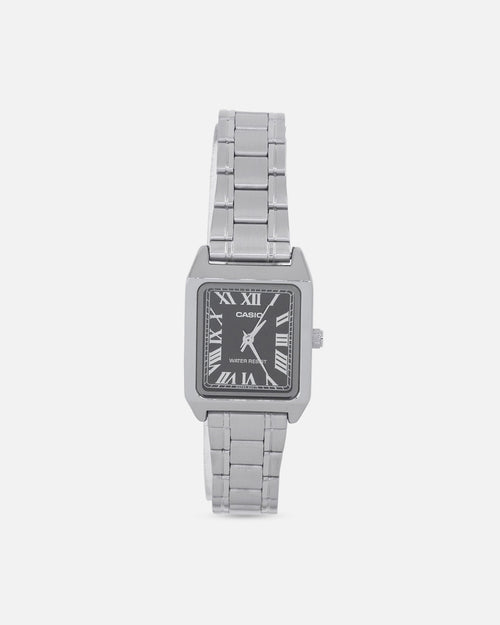 Casio Women's LTPV007D-1B Silver/Black