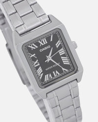 Casio Women's LTPV007D-1B Silver/Black