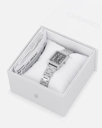 Casio Women's LTPV007D-1B Silver/Black