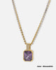 NXS Birthstone Pendant Iced Multi