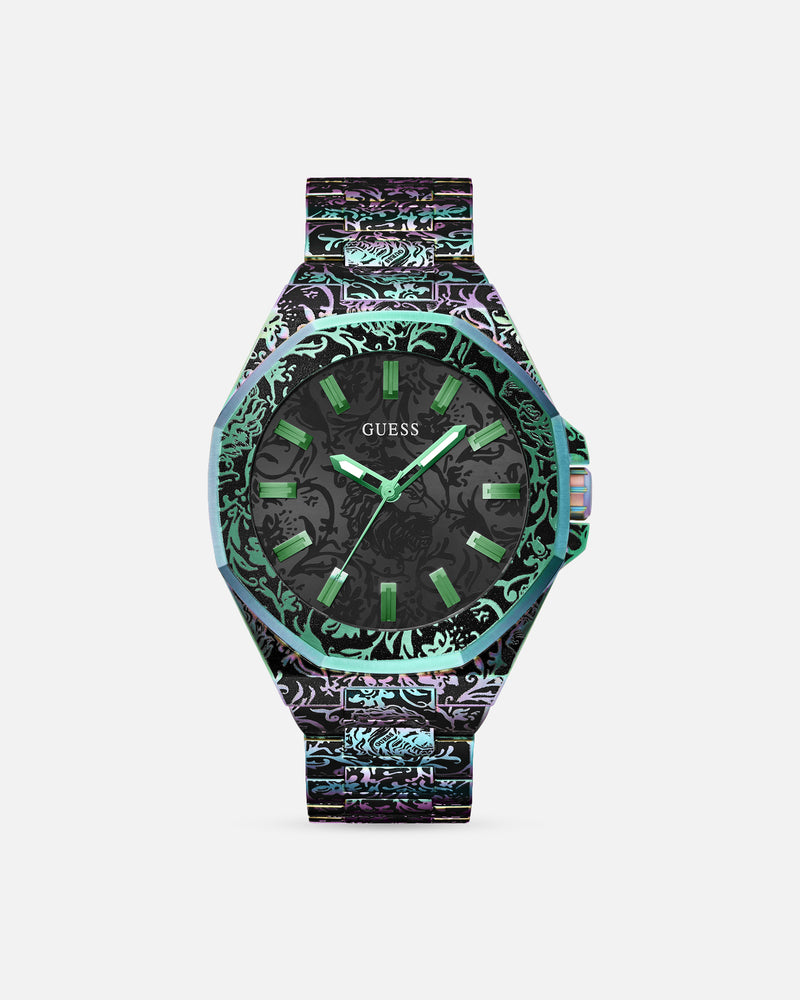 Buy Guess Mainline Roar Watch Iridescent with crypto