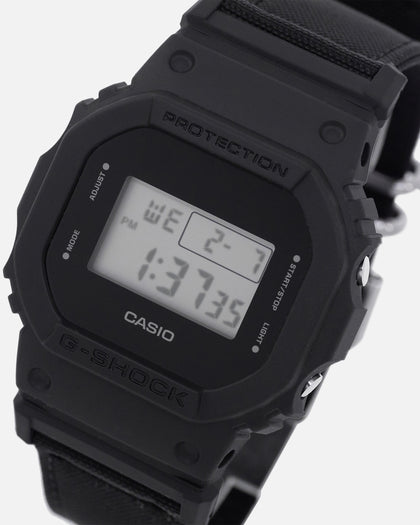 G-Shock DW-5600BCE-1DR Utility Black Cordura Watch Black