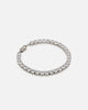 Saint Morta Round Cut Tennis Bracelet Iced White Gold