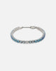 Saint Morta Round Cut Tennis Bracelet Iced White Gold