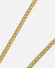 Saint Morta 3mm Smooth Cut Cuban Chain Gold