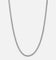 Saint Morta 3mm Smooth Cut Cuban Chain White Gold