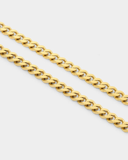 Saint Morta 5mm Cuban Chain Gold