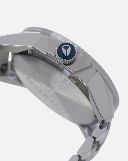 Nixon Corporal Stainless Steel Watch Silver/Indigo