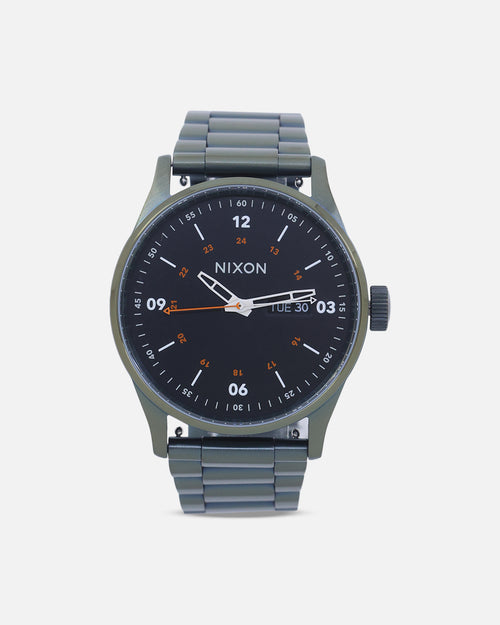 Nixon Sentry Stainless Steel Dark Olive/Black