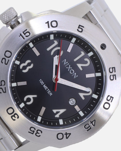 Nixon Smyth 44 Watch Silver/Black