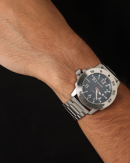 Nixon Smyth 44 Watch Silver/Black