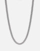 Guess Mainline Link City 21" Diamond Cut 6mm Chain Silver