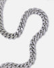 Guess Mainline Link City 21" Diamond Cut 6mm Chain Silver