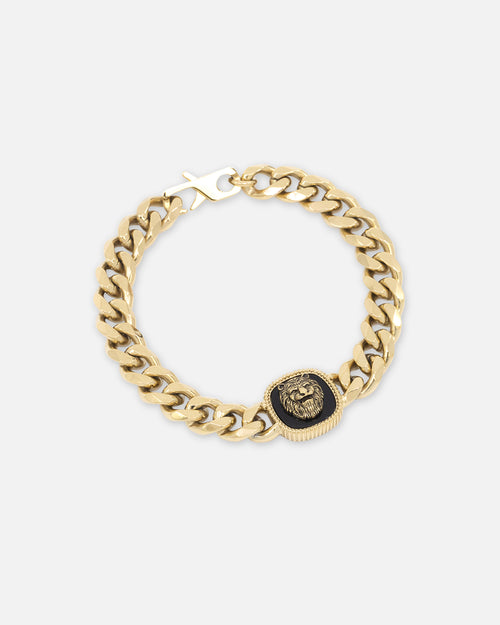 Guess Mainline Lion King Bracelet Gold